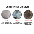 Canned Calico Cat | Stuffed Animal Cat Plush w/Jokes Lid Style