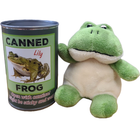 Lily the Canned Frog Stuffed Animal Plush
