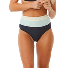 Rip Curl Block Party Splice Full Coverage Bikini Bottom Navy