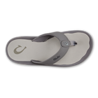 Olukai 'Ohana Graphite Men's Sandals (top view)