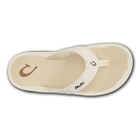 Olukai 'Ohana White Sand/Deepest Depths Men's Sandals (Top View)