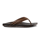 Mea Ola Men’s Leather Beach Sandals Dark Java