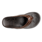Mea Ola Men’s Leather Beach Sandals Dark Java