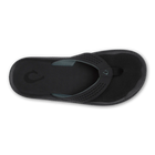 Olukai Ulele Men’s Beach Sandals Lava Rock/Lava Rock on a white background