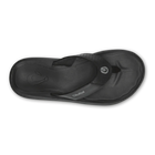 Olukai Pili Men’s Waterproof Leather Sandals Lava Rock (Top)