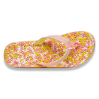 top view Sanük Bubblecush Women's Massage Comfort Flip Flops - Pearl Blush