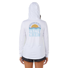 Salty Crew Sundown White Hooded Sunshirt Back