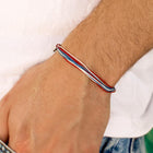 Model wearing Pura Vida Bright Original - Red, White, Blue