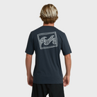 Billabong Crayon Wave Loose Fit Short Sleeve Surf Tee - Navy back