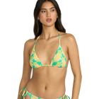 Billabong Trippin On Sun Multi Triangle Bikini Top Front
