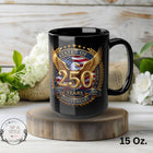 USA 250th Anniversary Mug , American Eagle Coffee Mug: Ceramic Mug 15oz Black