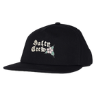 Salty Crew Hopper 5 Panel Hat Black Front