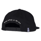 Salty Crew Hopper 5 Panel Hat Black Back