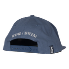Salty Crew Hopper 5 Panel Hat Slate Back