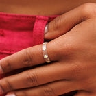 Model wearing Pura Vida Daisy Resin Ring