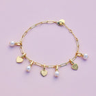 Pura Vida Harper Pearl Charm in a Bracelet