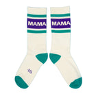 Gumball Mama Gym Crew Socks Blue Background
