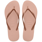 Havaianas Women's Slim Flip Flops Ballet Rose (Left and Right)