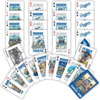 Los Angeles Dodgers Fan Deck Playing Cards - 54 Card Deck Card design