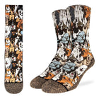 Men's Social Dogs Socks: Shoe Size 8-13