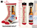 Odd Sox Budweiser Split - Men's Crew Straight