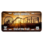 66 End - Santa Monica Pier - License Plate