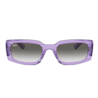 Ray-Ban Kiliane Bio-Based Polished Transparent Violet + Gradient Green