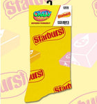 Crazy Socks - Men's Crew Folded - Starburst Folded