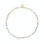 Pura Vida South Beach Seed Bead Stretch Anklet - Gold