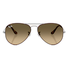 Ray-Ban Aviator Large Metal Polished Havana On Gunmetal