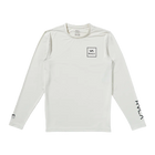 RVCA Surf Shirt Long Sleeve Surf Tee - Silver Bleach