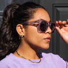 Model wearing Blenders - H Series X2 Lavender Spark