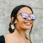 Model wearing Blenders Grove Lilac Lush