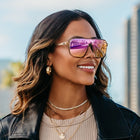 Model wearing Blenders - Meister X2 Mojave Love