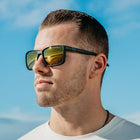 Model wearing Blenders - Mesa Matte Black