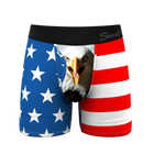 The Mascot - American Flag Ball Hammock® Pouch Underwear With Fly