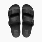 Reef Cushion Tradewind Men's Slides - Black (left & Right)