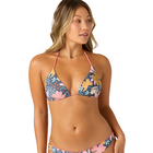 O'Neill Mila Floral Venice Revo Triangle Top Slate - Front