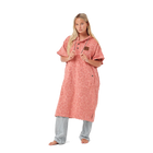 Slowtide Ginny Extra-Warm Poncho - Guava Front
