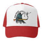 Grom Squad Nose Rider Kids Hat - Red/White