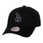 Mitchell & Ness LA Dodgers Black White Strapback Adjustable Hat