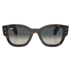 Ray-Ban Jorge Polished Havana Grey On Blue, Grey Lenses