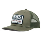 Green cap with Katin Customs logo on a white background