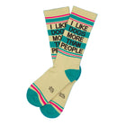 Gumball Poodle I Like Dogs More Than People Gym Socks