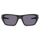 Oakley Masseter Prizm Grey Lenses, Matte Black Frame Front