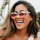 Model wearing Blenders - Starlet Sky Mistress