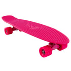 A pink Penny skateboard with matching pink wheels, shown at an angle against a solid white background.