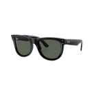 Ray-Ban Wayfarer Reverse Polished Black + Classic Green