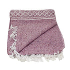 Woven Beach Blanket - Purple Pastel