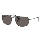 Ray-Ban Explorer III Polished Black, Dark Grey Lenses Side view